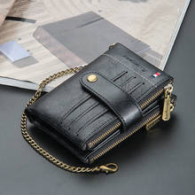 Luxury Brand Male Quality PU leather Fashion Card Holder Zipper Organizer Wallet Purse Design 2021 Hot New Walet Men wallets 2024 - buy cheap
