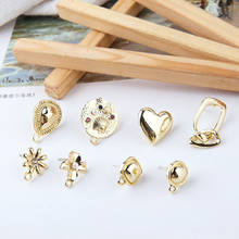 10 pçs coreano vintage liga irregular geométrica brinco amor estrela de cinco pontas flor brincos para mulher jóias acessórios 2024 - compre barato