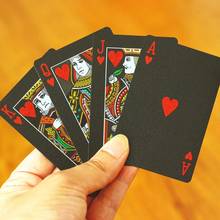 Quality Waterproof PVC Plastic Playing Cards Set Trend Deck Poker Classic Magic Tricks Tool Board Games Magic Box-packed 2024 - buy cheap