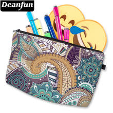 Deanfun 3D Printed Elegant Mandala Cosmetic Bag Polyester Girls Makeup Bag Small Makeup Bags For Women D51597 2024 - buy cheap