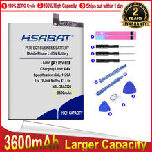 HSABAT 0 Cycle 3600mAh NBL-38A2500 Battery for TP-link Neffos X1 Lite TP904A TP904C Mobile Phone Replacement Accumulator 2024 - buy cheap