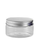 100G 100ML PET Cream Jar, Aluminum Cap With Inner Lid Transparent Plastic Body Skin Care Cream Packing Jar, 30pcs/lot 2024 - buy cheap