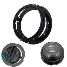 Yafe-kit de suporte para farol de motocicleta, 1 peça, cromado, 5 3/4 polegadas, preto, para faróis de led de 3/4 polegadas 2024 - compre barato