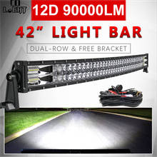 CO LIGHT 12D 42" Led Light Bar 90000LM Work Light Spot Flood Beam Led bar 2-Rows for Driving 4x4 Truck ATV Car Offroad 12V 24V 2024 - buy cheap