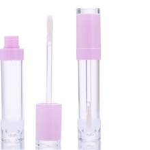 8ml Empty Lip Gloss Containers Clear Wand Round Lip Gloss Refillable Bottles Plastic Cosmetic Packaging Containers 30pcs/50pcs 2024 - buy cheap