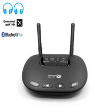 Transmisor receptor Bluetooth APTX 5,0 de baja latencia, adaptador de Audio inalámbrico 3 en 1 para TV, coche, PC, óptico, 3,5 cm, AUX 2024 - compra barato