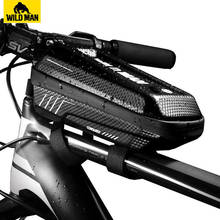 Bolsa frontal de bicicleta, bolsa resistente a impacto de compressão para mountain bike, absorve chuva, acessório para ciclismo 2024 - compre barato