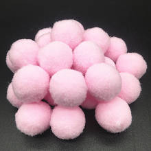 Pink  Pompom 8/10/15/20/25/30mm Mini Fluffy Soft Pompones Pompoms Ball Handmade Kids Toy Wedding Decor DIY Sewing Craft Supplies 2024 - buy cheap