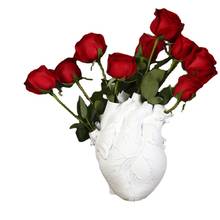 Vaso anatômico em formato de coração para flores, vaso de flores estilo nórdico, arte, vaso, escultura, desktop, vaso de plantas para decoração de casa, presentes 2024 - compre barato