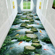 Modern 3D Landscape Corridor Carpet Living Room Long Hallway Rug Soft Printed Kitchen Bedroom Rugs Home Entrance Door Mat Decor 2024 - buy cheap