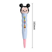 Caneta esferográfica da disney com mickey e minnie, caneta esferográfica para escrita de estudante, caneta de descompressão de desenho animado, presente de gel 2024 - compre barato