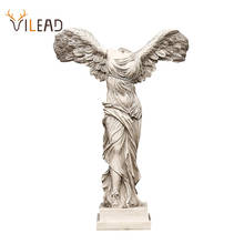 VILEAD 16cm 25cm 40cm Resin Victory Goddess Figurines Sculpture Craft Ornament Model Room Study Room Home Decoration Accessories 2024 - buy cheap