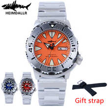 HEIMDALLR Steel Diver Automatic Watch Men NH36A Mens Mechanical Watches Sapphire Vintage Wristwatch C3 Luminous 200M Diver Watch 2024 - buy cheap