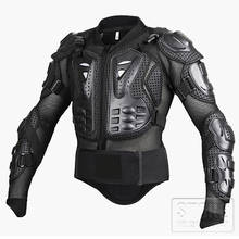 Jaqueta de corpo inteiro para motociclista atv mx, preto/vermelho, motocross, corrida, equitação, off road, armor 2024 - compre barato