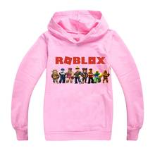 Sudadera Robloxing para niños y niñas, suéter con capucha de manga larga, camiseta, chaqueta, primavera y otoño 2024 - compra barato