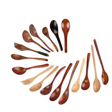 Japanese and Korean wooden spoon long handle spoon spoon wooden spoon ladle four piece set wholesale 2024 - buy cheap