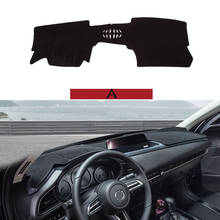 Cubierta del salpicadero de la consola central del coche, alfombrilla antideslizante, Protector de poliéster para Mazda CX30, CX30, 2020, 2021, accesorios 2024 - compra barato