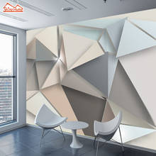 3d foto papel de parede papéis para sala estar mural glitter decoração da sua casa casca vinil e vara abstrack tijolo geometria 2024 - compre barato