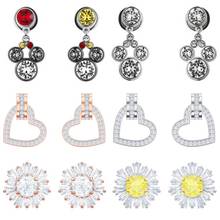 Pendientes de girasol de alta calidad para mujer, joyería Original, a la moda, mandía, Envío Gratis 2024 - compra barato