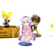 Kobayashi-san Chi No Maid Dragon Miss Kamui Kanna, soporte acrílico para figuras, soporte para placa, adorno para pastel de ANIME 2024 - compra barato