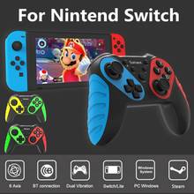 Controle sem fio bluetooth, joystick para n-switch pro, console, sistema windows, com função nfc 2024 - compre barato