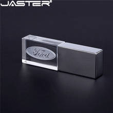 JASTER Ford crystal + metal USB flash drive pendrive 4GB 8GB 16GB 32GB 64GB 128GB External Storage memory stick u disk 2024 - buy cheap