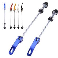 1 Pair Bicycle Wheel Hub Skewers Front Rear QR Quick Release Front&Rear Skewers MTB Road Bike Clip Lever Axis Skewer 145/185mm 2024 - buy cheap