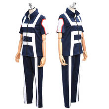 JP Anime Boku no Hero Bakugou Katsuki/Iida Tenya/Todoroki Shouto Cosplay Costume My Hero Academia Sportswear Tops+Pants 2024 - buy cheap