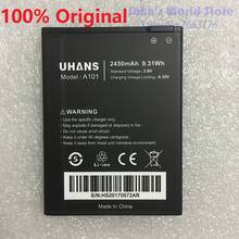 100% Оригинальный Новый аккумулятор для смартфона UHANS A101 A101S 2450 мАч 2024 - купить недорого