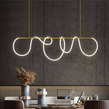 Luminária pendente com design criativo minimalista, 2020, iluminação led para sala de estar, sala de jantar, quarto, acessório de luz, lâmpada de suspensão 2024 - compre barato