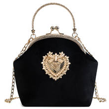 Bolso de noche Vintage para Mujer, bandolera con cadena para fiesta, banquete, boda, chicas, 2019 2024 - compra barato