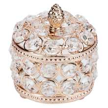 Шкатулка для ювелирных изделий с кристаллами, изысканный органайзер для хранения женских серег, колец, браслетов, свадебный подарок на день рождения, 2021 2024 - купить недорого