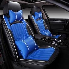 HeXinYan Universal cubierta de asiento de cuero de coche para captiva Chevrolet cruze sonic niva lacetti lanos chispa cobalto onix aveo orlando 2024 - compra barato