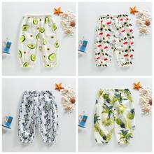Boys' Summer Thin Harlem Pants Girls' Cotton Loose Pants Kids' Fashion Air Conditioning Pants 2024 - buy cheap