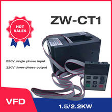 Convertidor de frecuencia Variable VFD, Motor de velocidad PWM, Control CT1, 1,5 kW/2,2 kW, envío gratis 2024 - compra barato