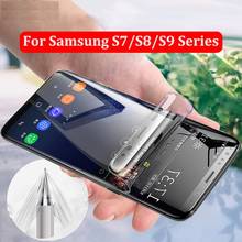 For Samsung Galaxy S10 Plus S10e S9+ S7 Edge S6 S8 Soft Hydrogel Film Screen Protector full on For samsung Note 8 9 Pet Film 2024 - buy cheap