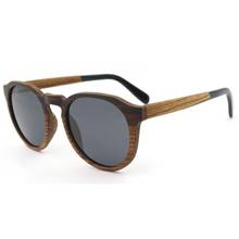 Berwer-óculos de sol de madeira, luxuoso, polarizado, marca de madeira, redondo, 2020 2024 - compre barato