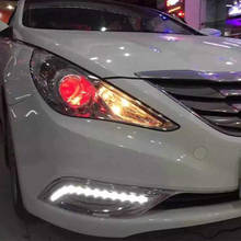 Lâmpada diurna para hyundai sonata 8 2011 2012 2013 2014, lâmpada led à prova d'água para luz de neblina frontal se 2024 - compre barato