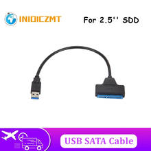 USB3.0 TO SATA Cabel Adapter  USB3.0 To 2.5 Inches SATA 22 pin Hard Disk SATA TO USB Converter Support 2.5'' HDD SSD Hard Driver 2024 - buy cheap