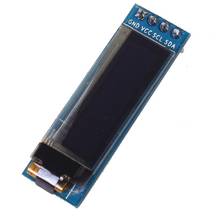 Iic i2c 0.91 "128x32 módulo de exibição lcd oled branco 3.3v 5v para arduino pic 0.91 módulo de exibição com tela 2024 - compre barato