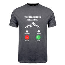 Camiseta masculina manga curta, camiseta para escalar e fazer escalar 2024 - compre barato