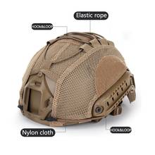 Cubierta de casco Airsoft Multicam para caza, protector de casco deportivo CS Wargame para ops-core FAST PJ, para exteriores 2024 - compra barato