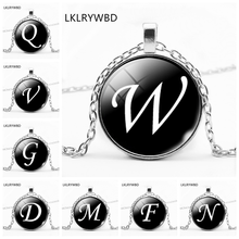 Ожерелье с надписью LKLRYWBD / 26 дюймов, ожерелье из искусственного стекла, круглое ожерелье с подвеской 2024 - купить недорого