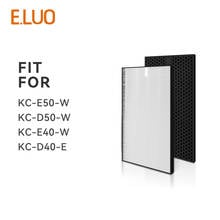 H12 Hepa Filter FZ-D40HFE and Actived Carbon Filter FZ-D40DFE for Sharp KC-D40 KC-D50 KC-D40Y  KC-E40-W KC-E50-W KC-F50-W 2024 - buy cheap