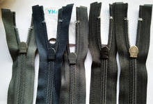 10pcs/lot Cheap Long Ykk Nylon Coil Zipper Fastener Single Open End White Grey Blue Black Jacket Clothing Sewing Accessories 2024 - buy cheap