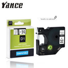 Yance Compatible Dymo D1 Tape 43613 black on white 6mm label maker machine dymo Tape for DYMO ribbon printer LM160 LM280 PNP 2024 - buy cheap