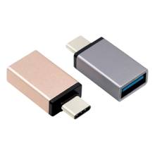 Три цвета USB Type C к USB 3,0 адаптер маленький компактный OTG высокоскоростной Type-C USB конвертер Новый 2024 - купить недорого