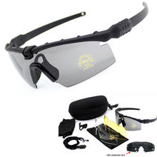 Спортивные поляризационные тактические очки для улицы Airsoft Shooitng мужские солнцезащитные очки военные защитные очки армейские очки 2024 - купить недорого