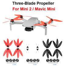 Three-blade Propeller For DJI Mavic Mini / Mini 2 Drone Props Blade Replacement Wing Fans For DJI Mini 2 Drone Accessoriess 2024 - buy cheap