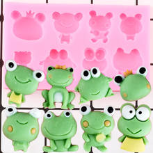 3D Cartoon Frog Silicone Molds DIY Party Chocolate Fondant Cake Decorating Tools Soap Polymer Clay Candy Cookie Baking Moulds 2024 - buy cheap